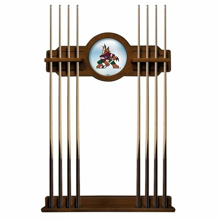 HOLLAND BAR STOOL CO Arizona Coyotes Cue Rack in Chardonnay Finish CueChrdAriCoy